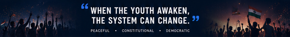 When the youth awaken, the system can change