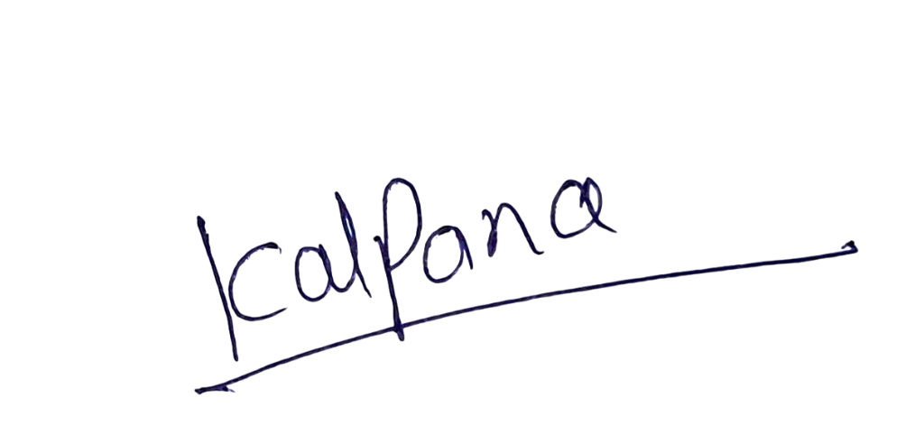 Kalpana Inamdar Signature